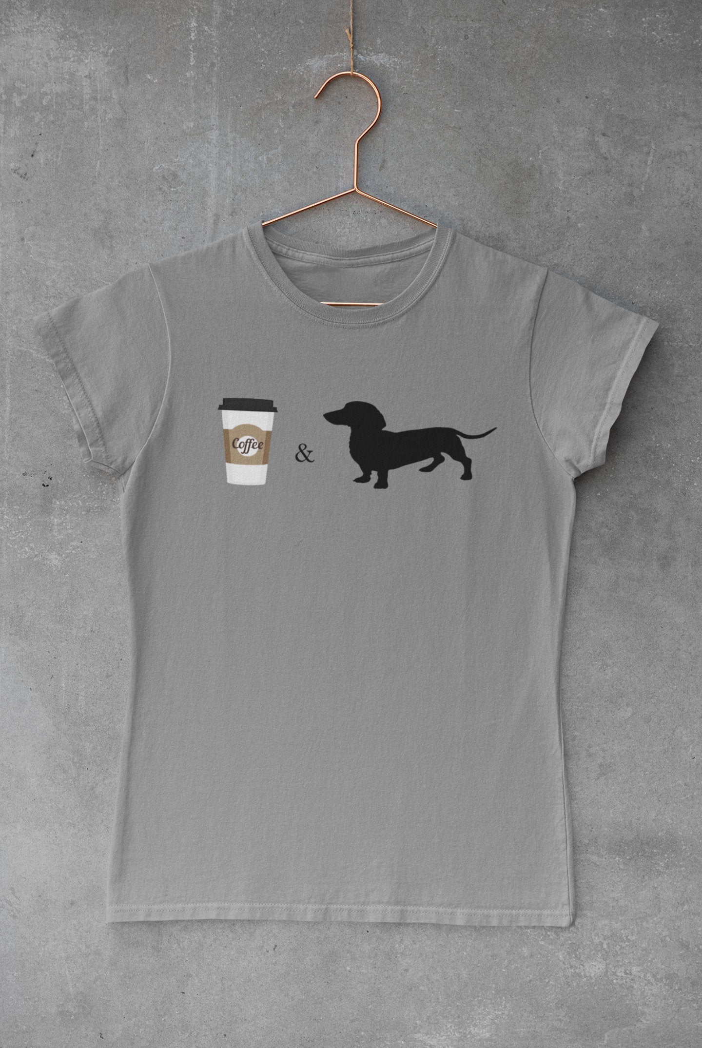 Emergency Print House Coffee & Dachshund Shirt