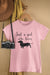 Emergency Print House Just a girl who loves Dachshunds T-Shirt