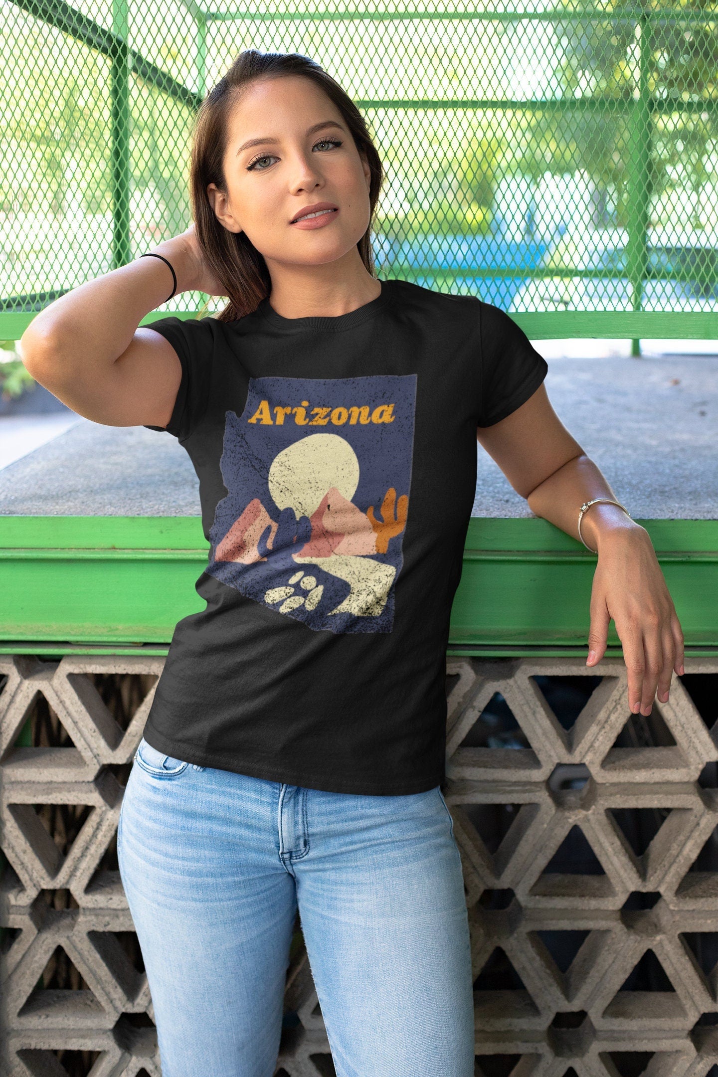 Emergency Print House Arizona Desert Graphic T-shirt