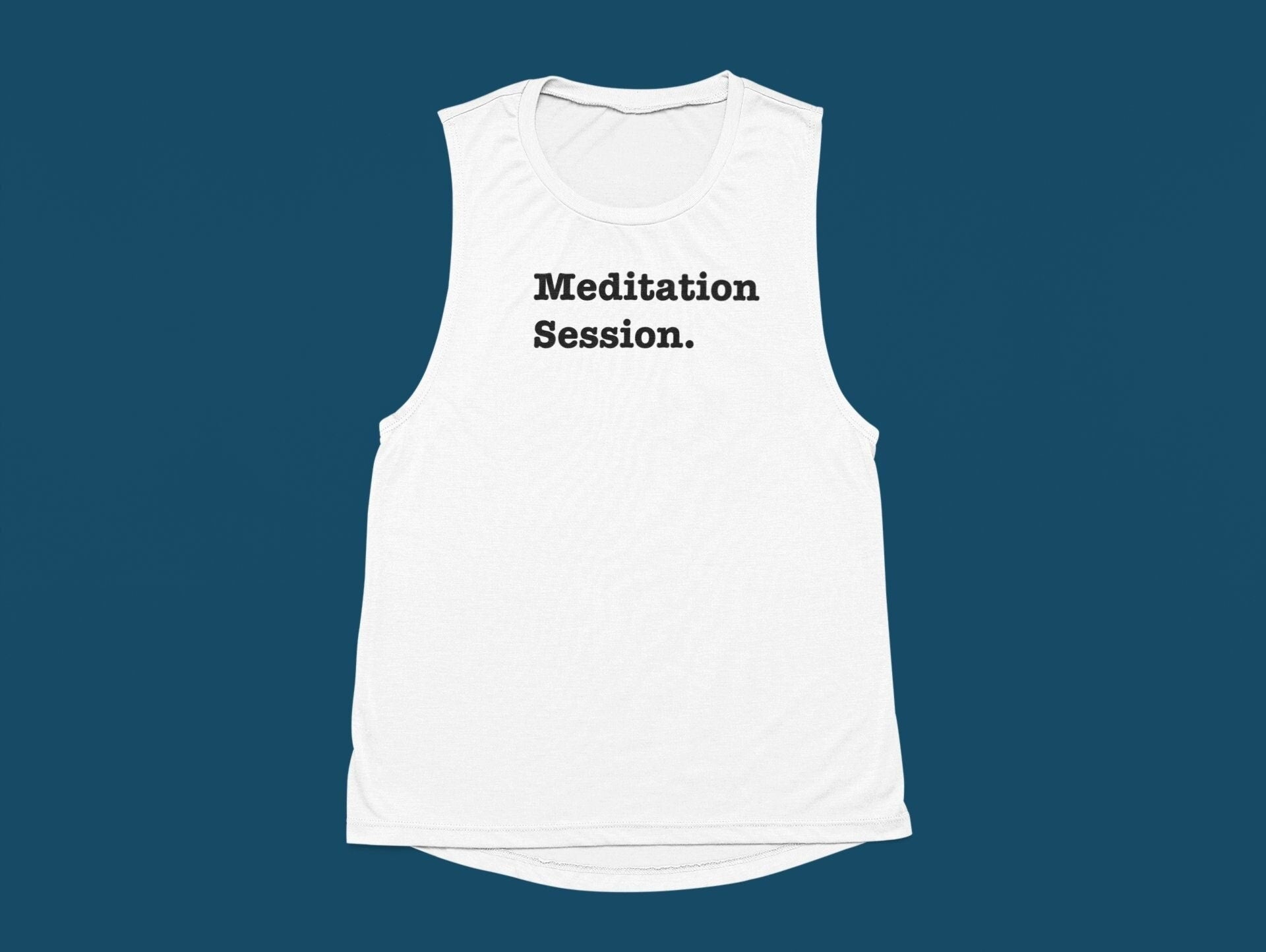 Emergency Print House Meditation Session Yoga Muscle Tank top